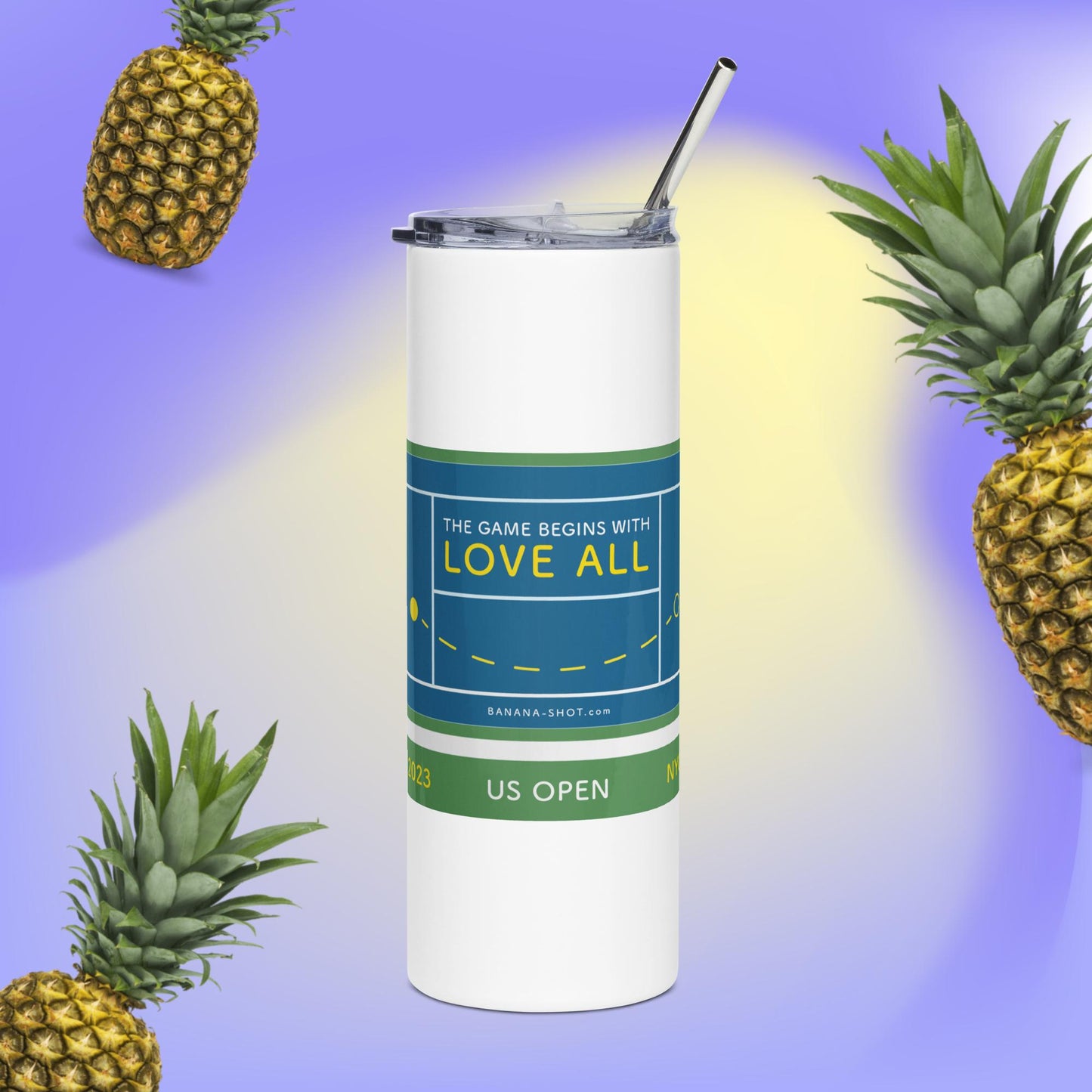 US Open 2023 - Stainless steel tumbler