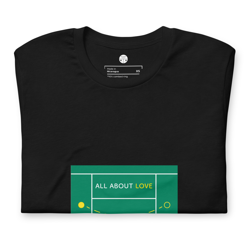 Unisex t-shirt - All About Love - UK