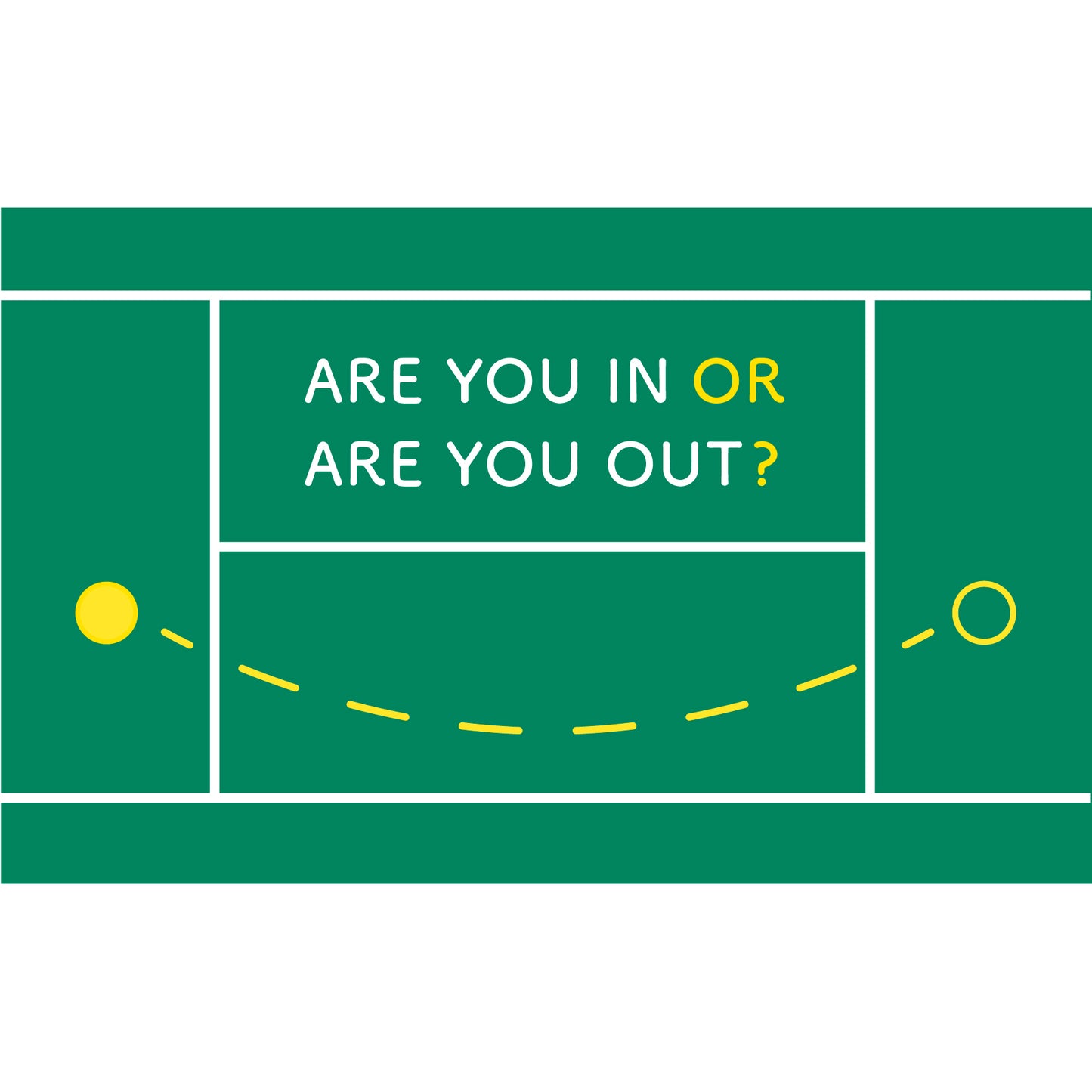 Toddler Tee - Are you in or are you out?