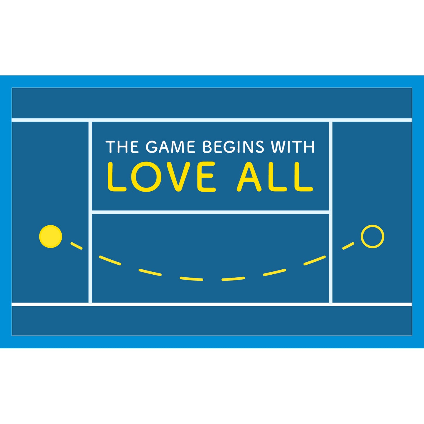 Toddler Tee - The game begins with love all