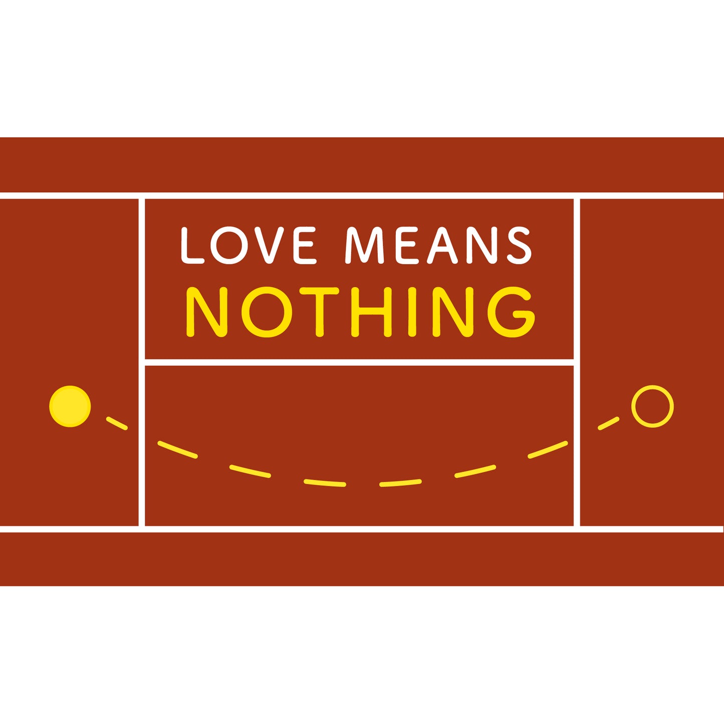 Toddler Tee - Love Means Nothing