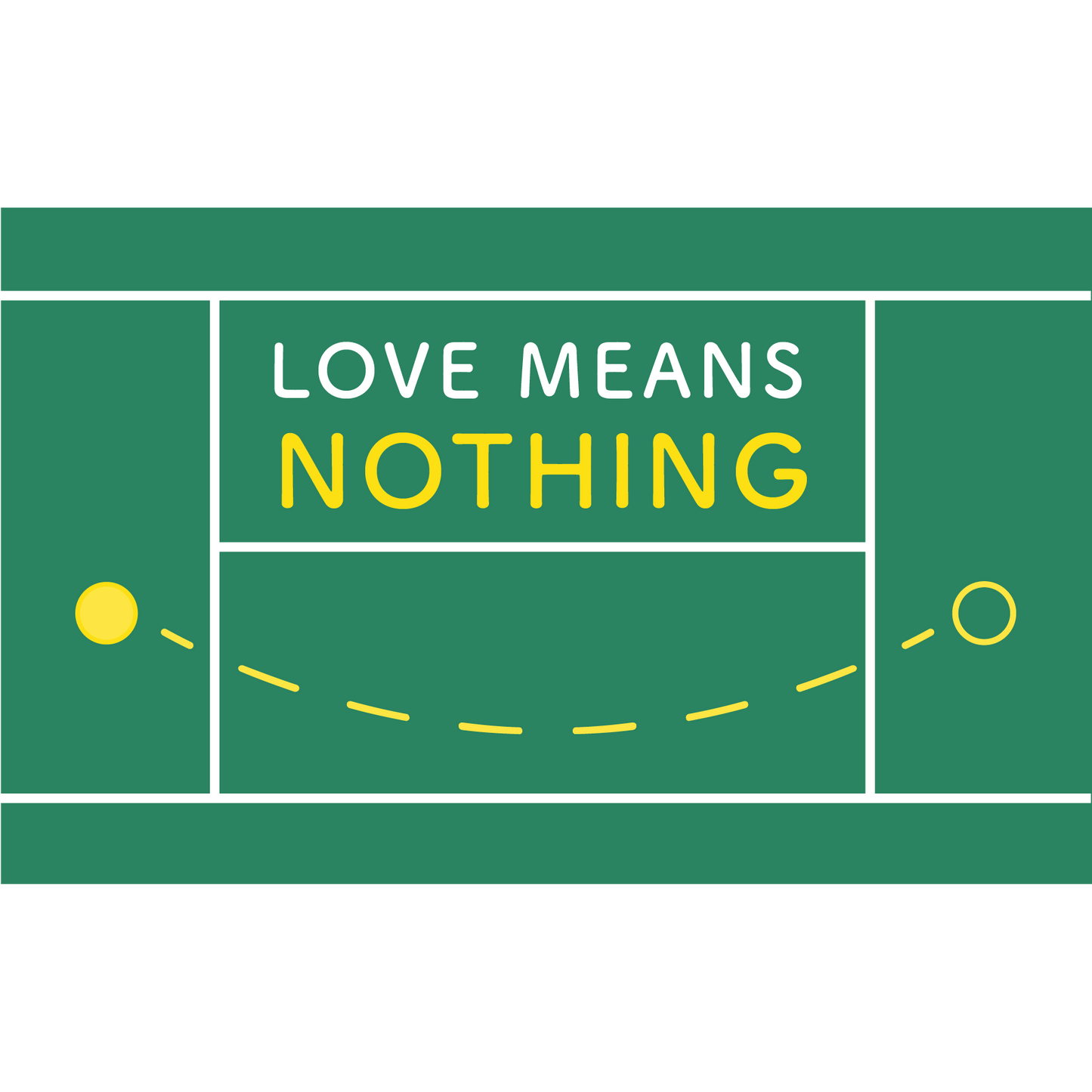 Toddler Tee - Love Means Nothing