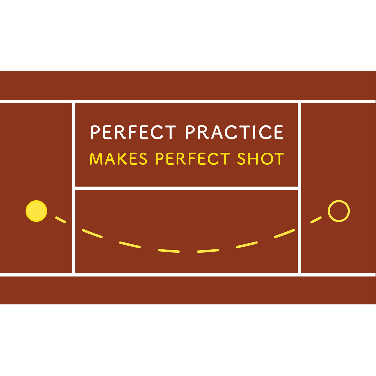 Toddler Tee - Perfect practice makes perfect shot