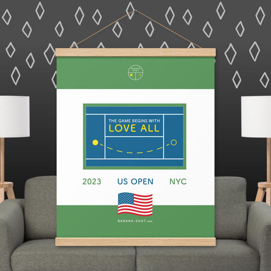 US Open 2023 - Poster with hangers