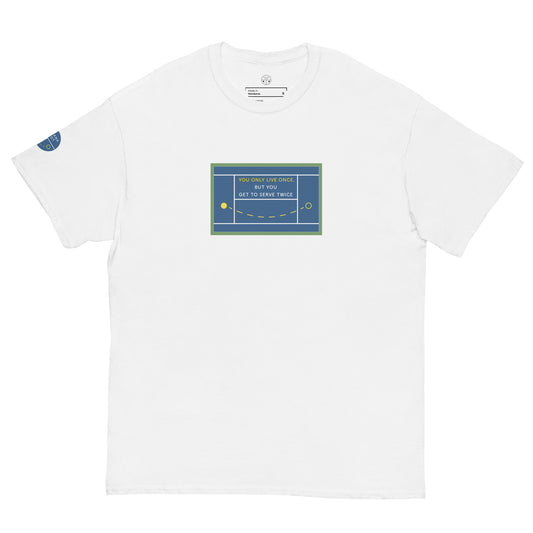 Adult Tee - You only live once, but you get to serve twice