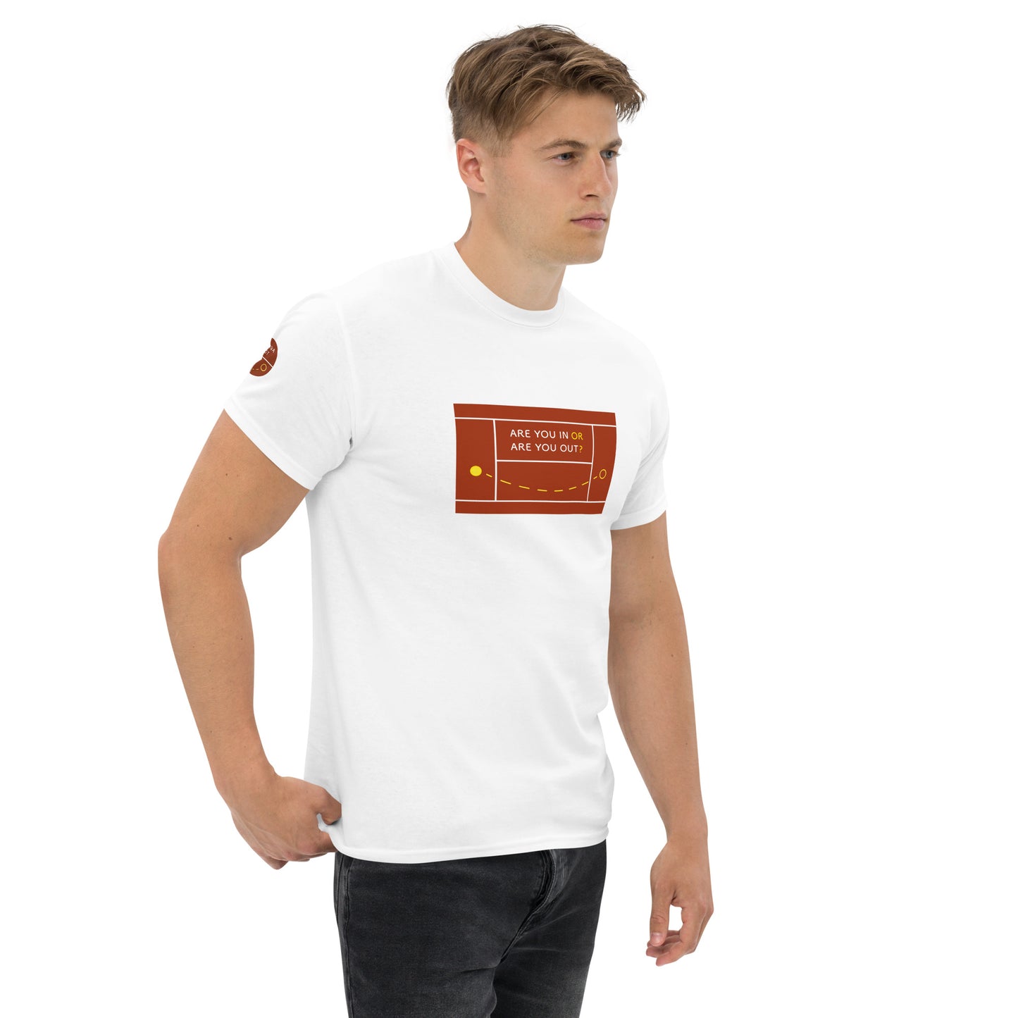 Adult Tee - Are you in or are you out?