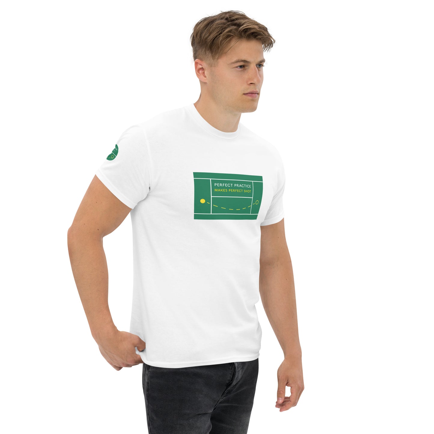 Adult Tee - Perfect practice makes perfect shot
