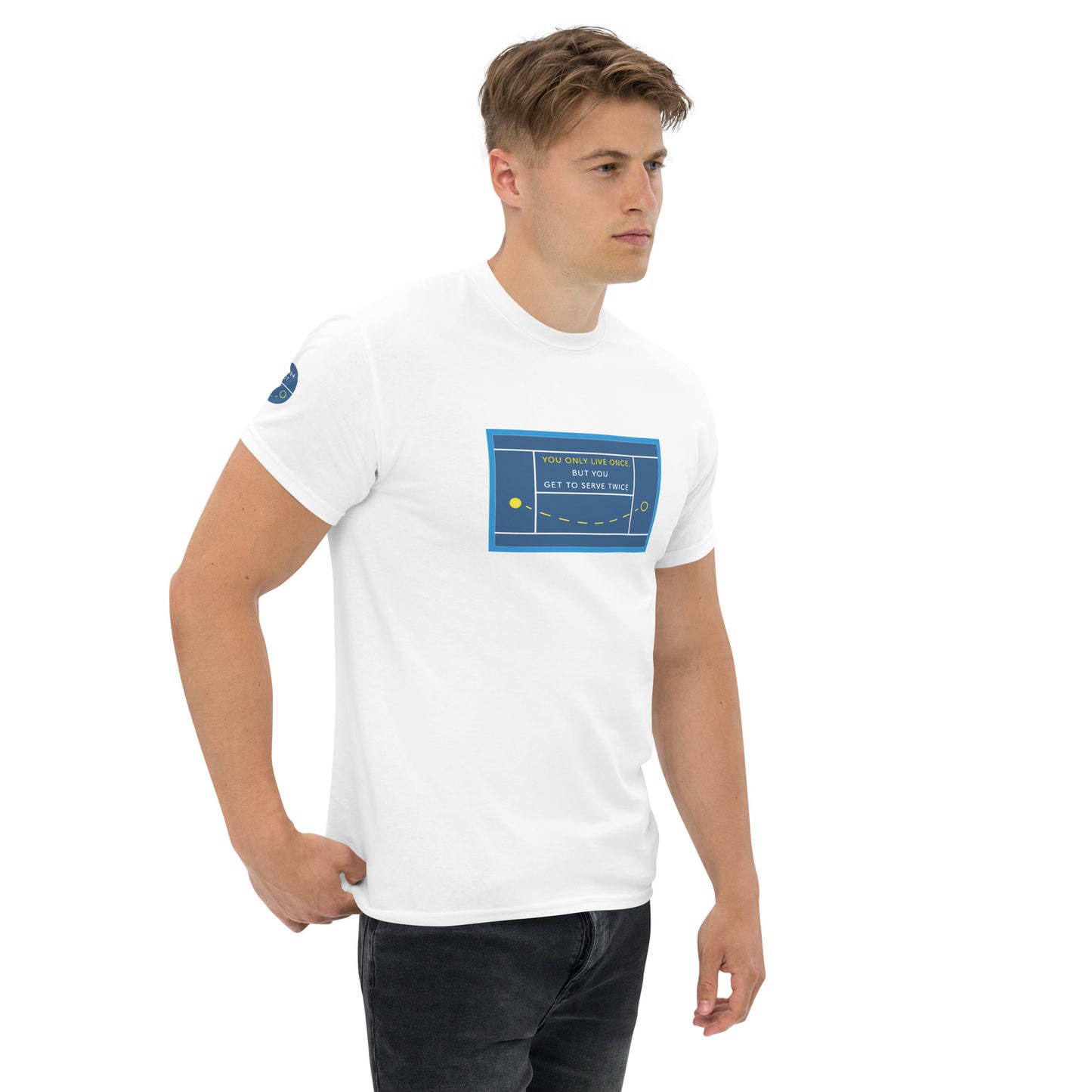 Adult Tee - You only live once, but you get to serve twice