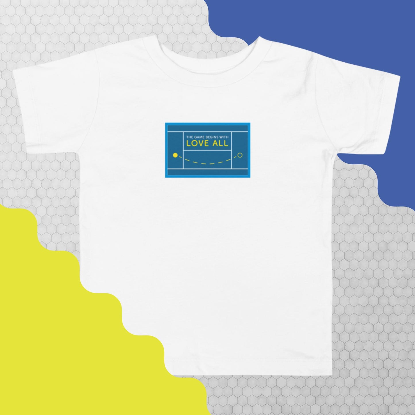 Toddler Tee - The game begins with love all