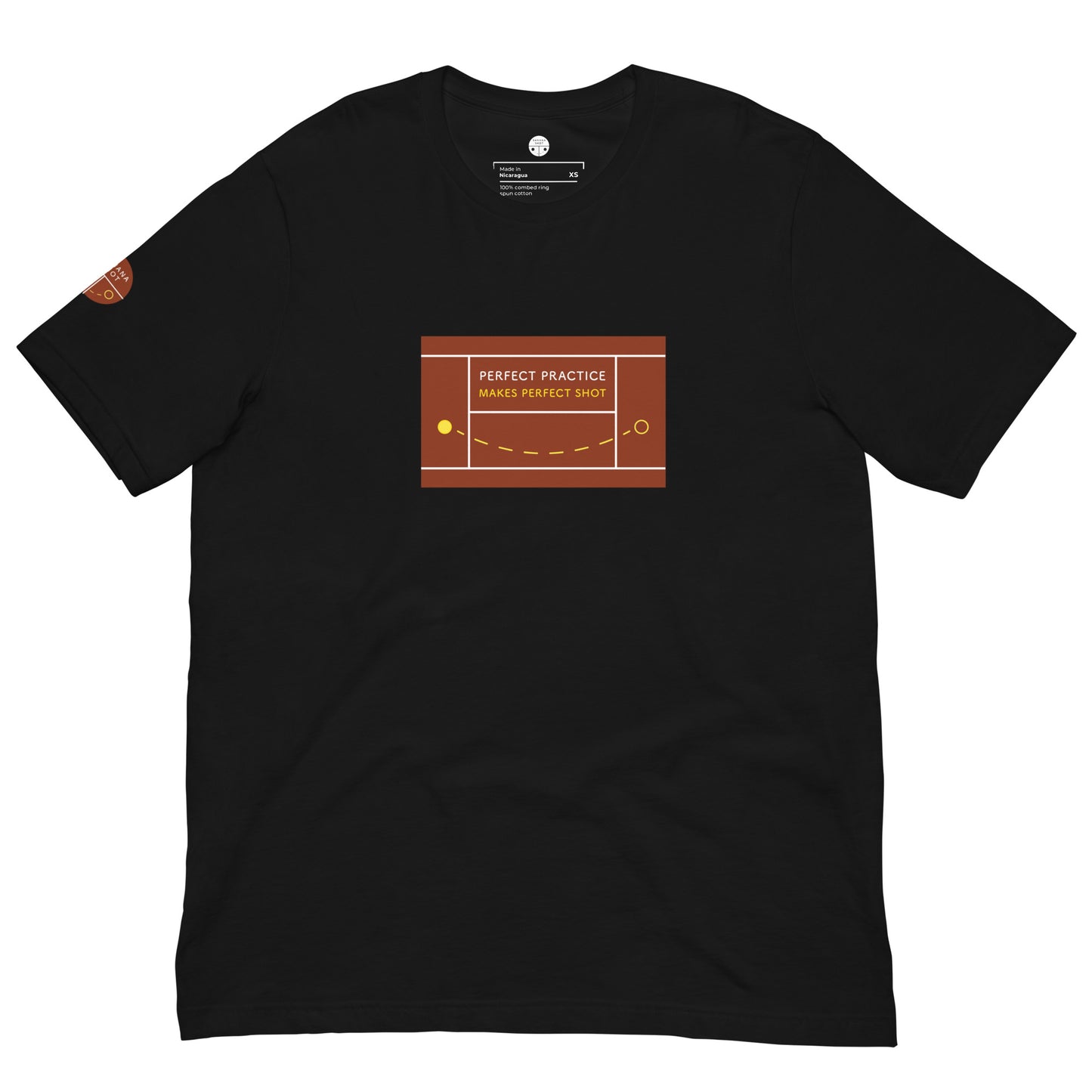 Unisex t-shirt - Perfect Practice Makes Perfect Shot