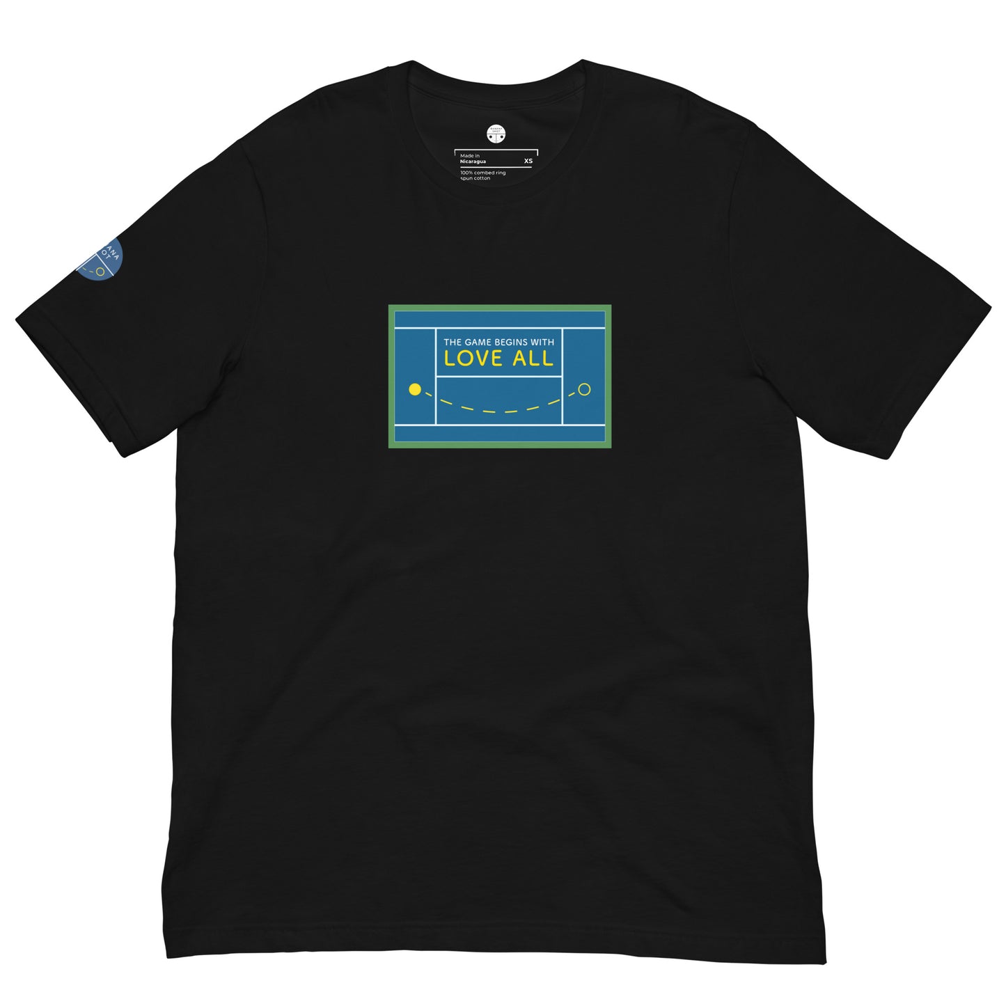 Unisex t-shirt - The Game Begins With Love All - US