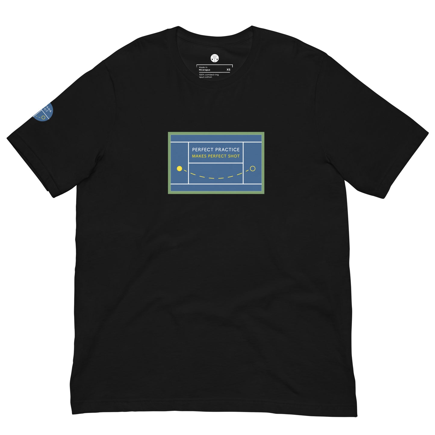 Unisex t-shirt - Perfect practice makes perfect shot - US