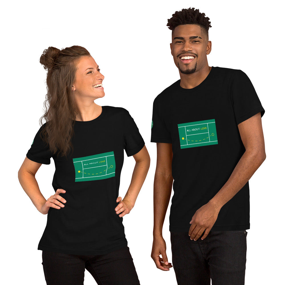 Unisex t-shirt - All About Love - UK
