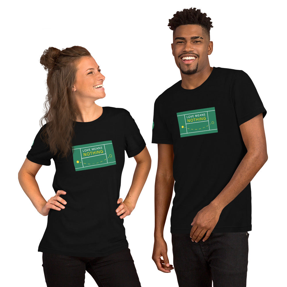 Unisex t-shirt - Love Means Nothing - UK