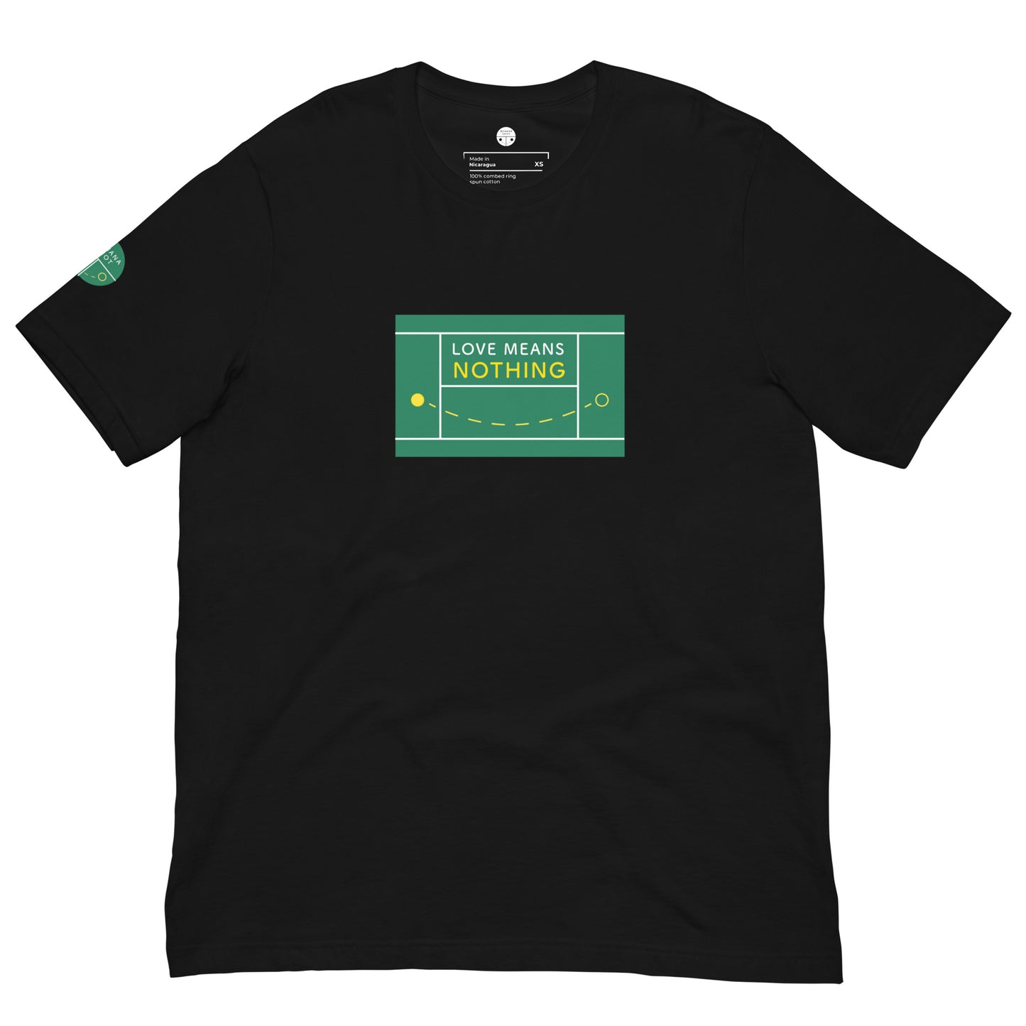 Unisex t-shirt - Love Means Nothing - UK
