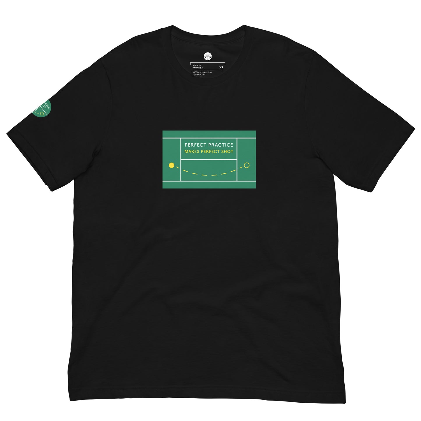 Unisex t-shirt - Perfect practice makes perfect shot - UK