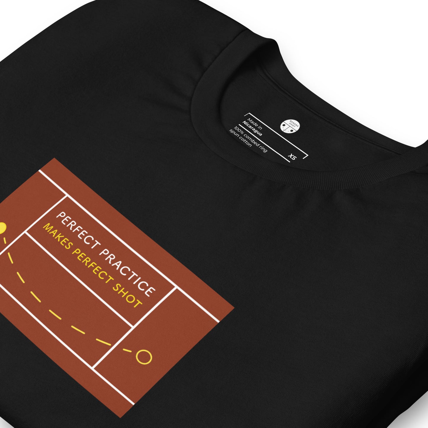 Unisex t-shirt - Perfect Practice Makes Perfect Shot