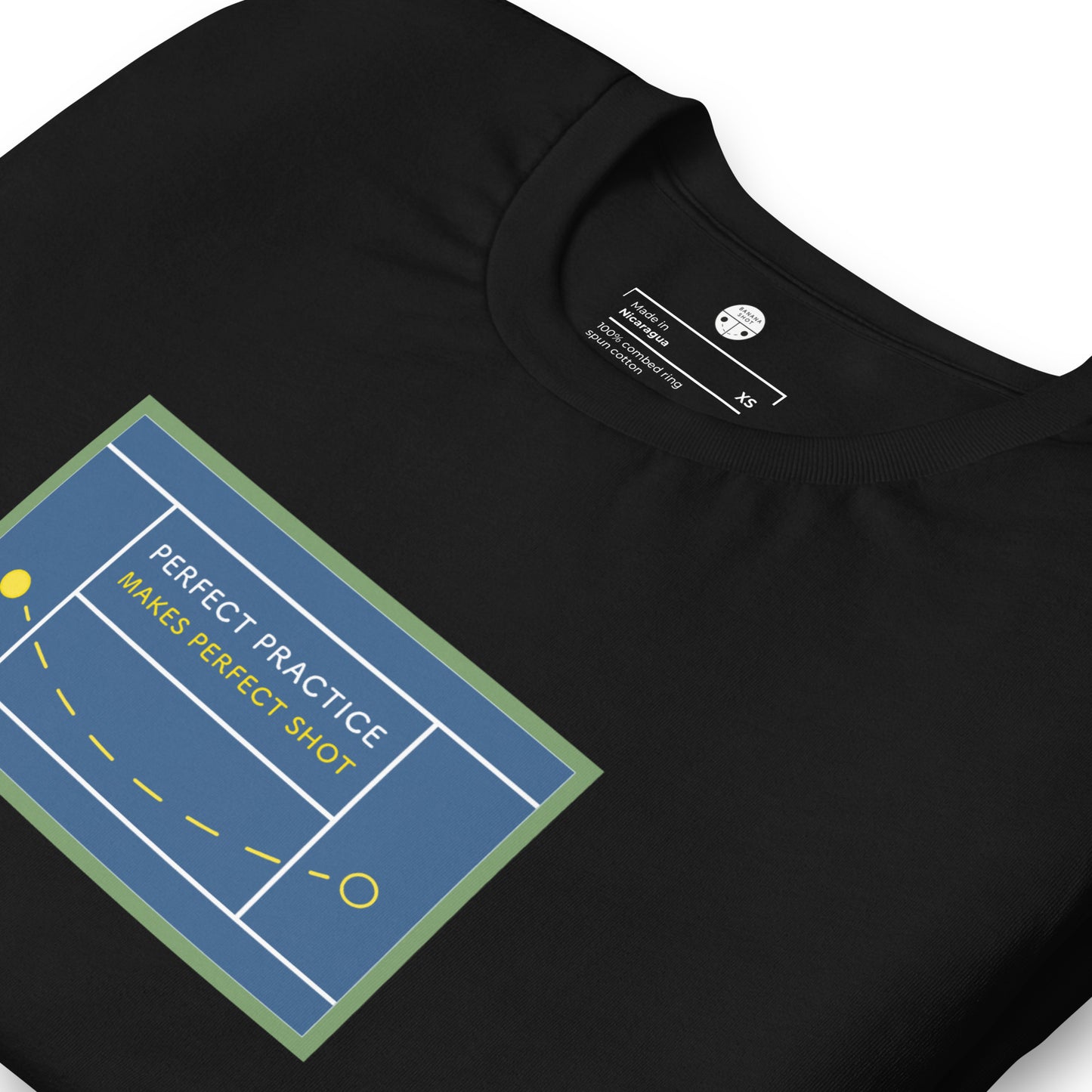 Unisex t-shirt - Perfect practice makes perfect shot - US