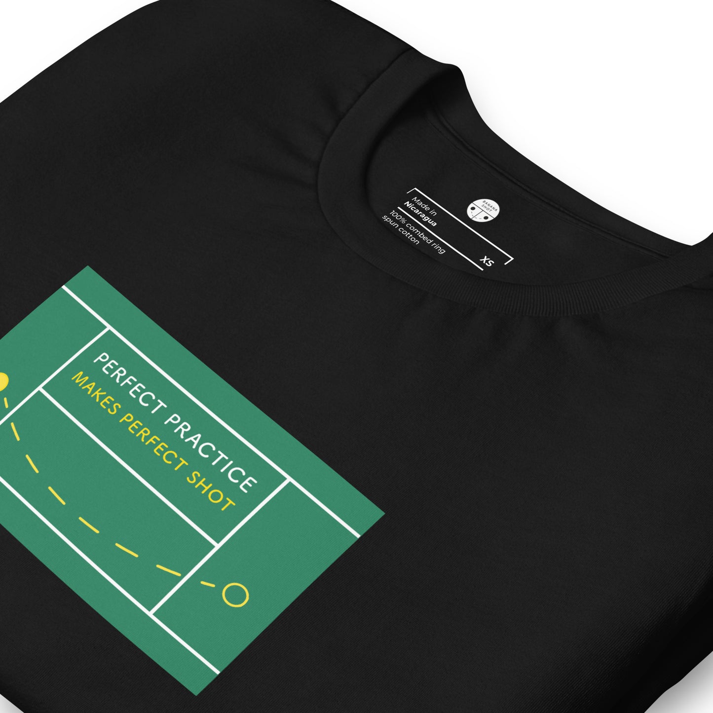 Unisex t-shirt - Perfect practice makes perfect shot - UK
