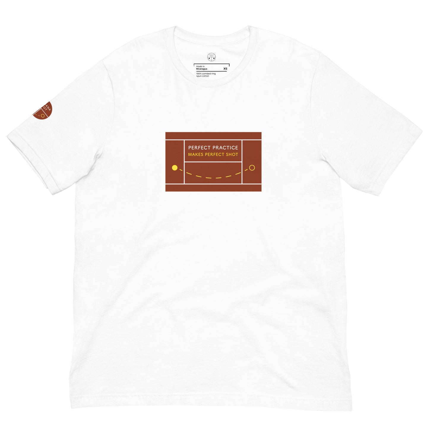 Unisex t-shirt - Perfect Practice Makes Perfect Shot