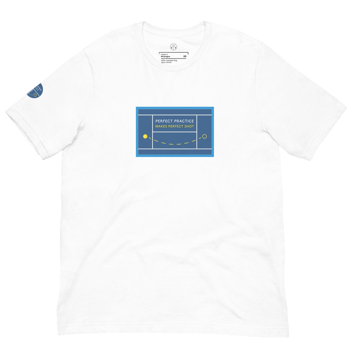 Unisex t-shirt - Perfect Practice Makes Perfect Shot - AU