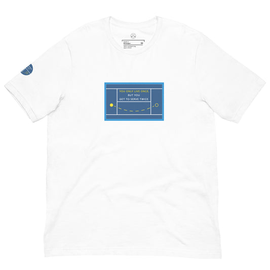Unisex t-shirt - You Only Live Once, But You Get To Serve Twice - AU