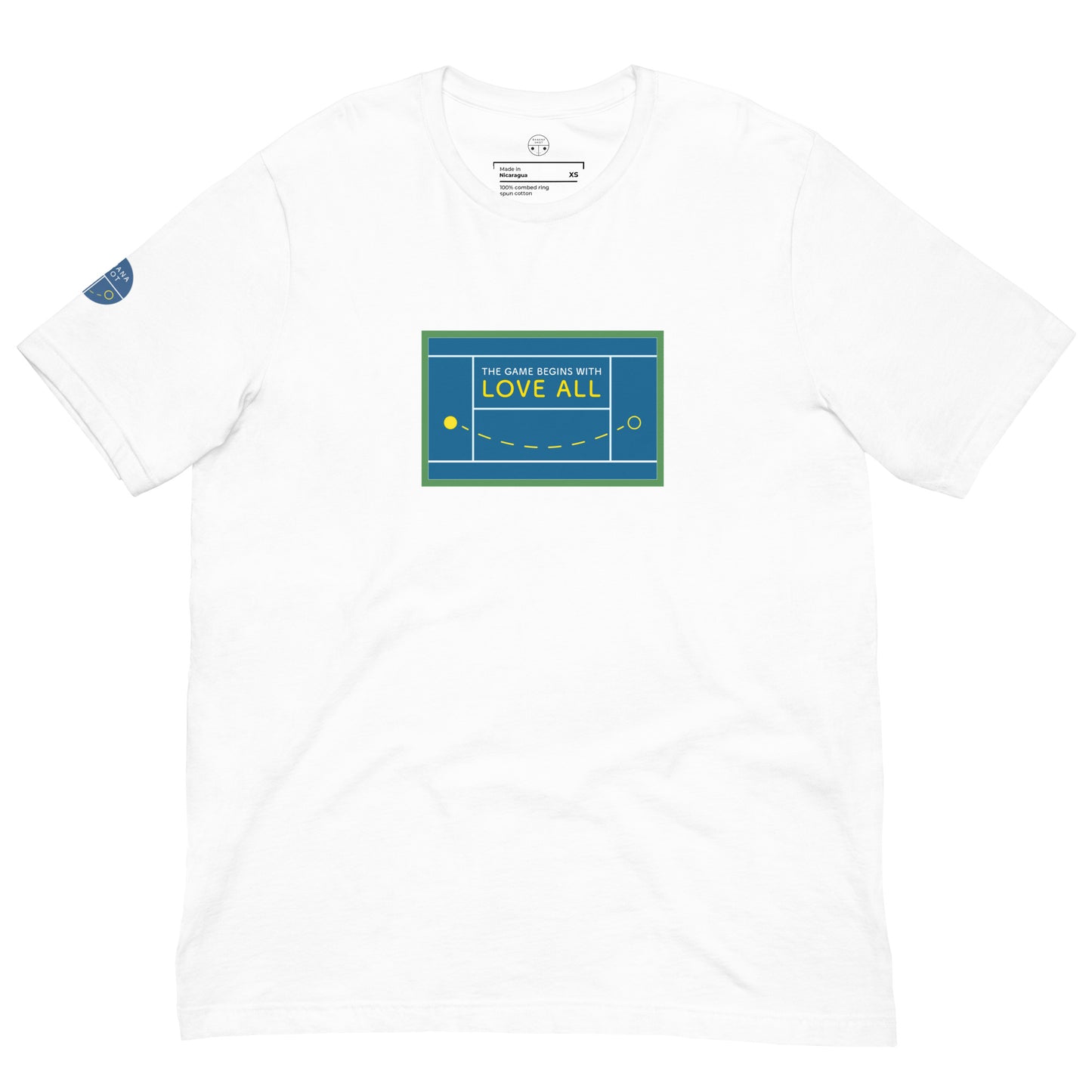 Unisex t-shirt - The Game Begins With Love All - US