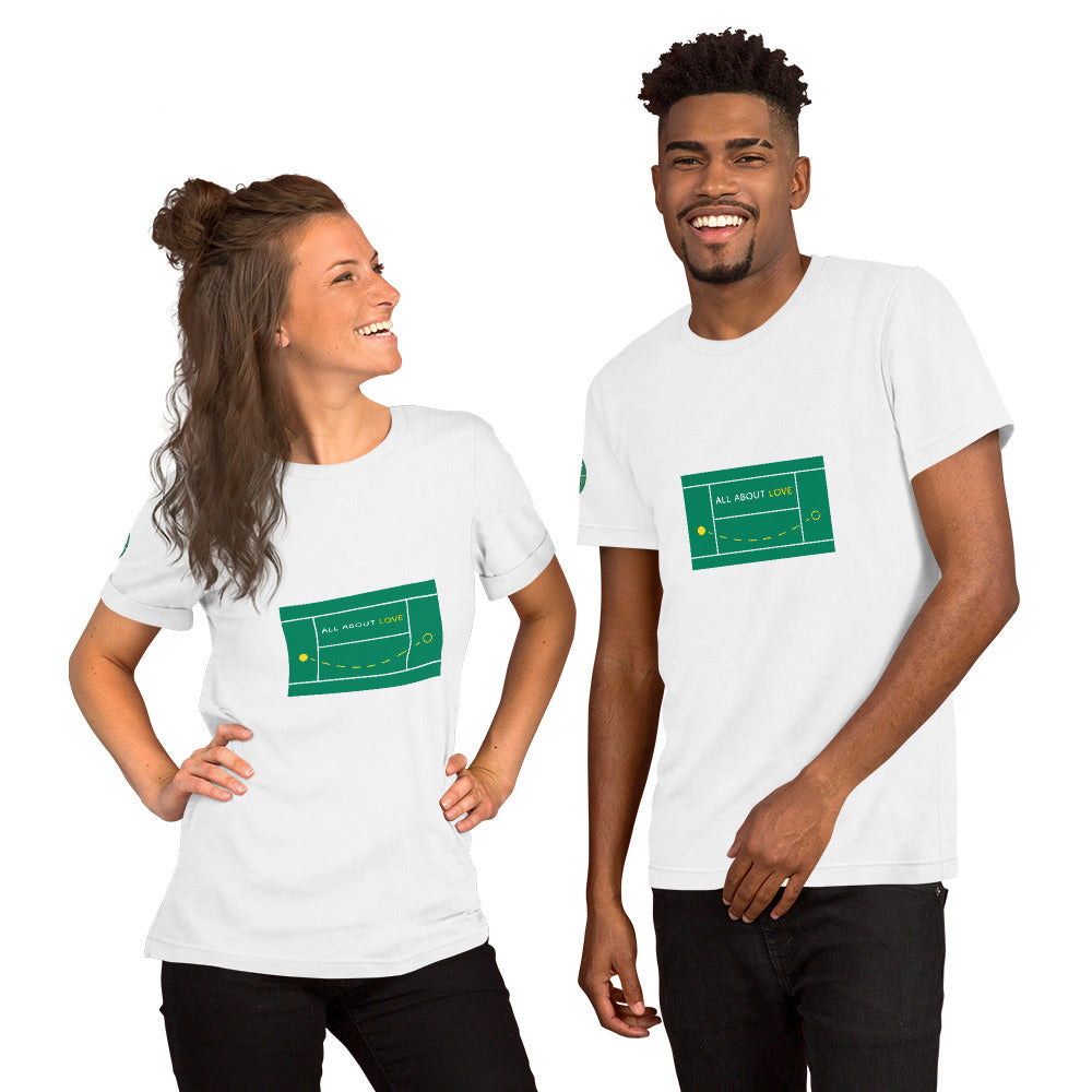 Unisex t-shirt - All About Love - UK
