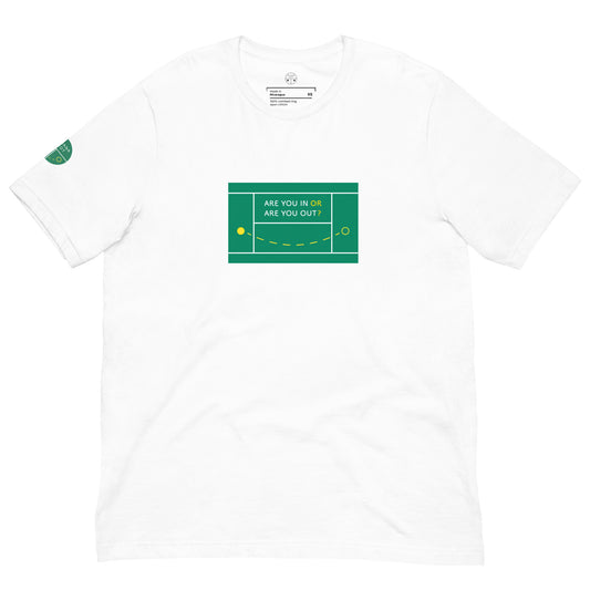 Unisex t-shirt - Are you in or are you out? - UK