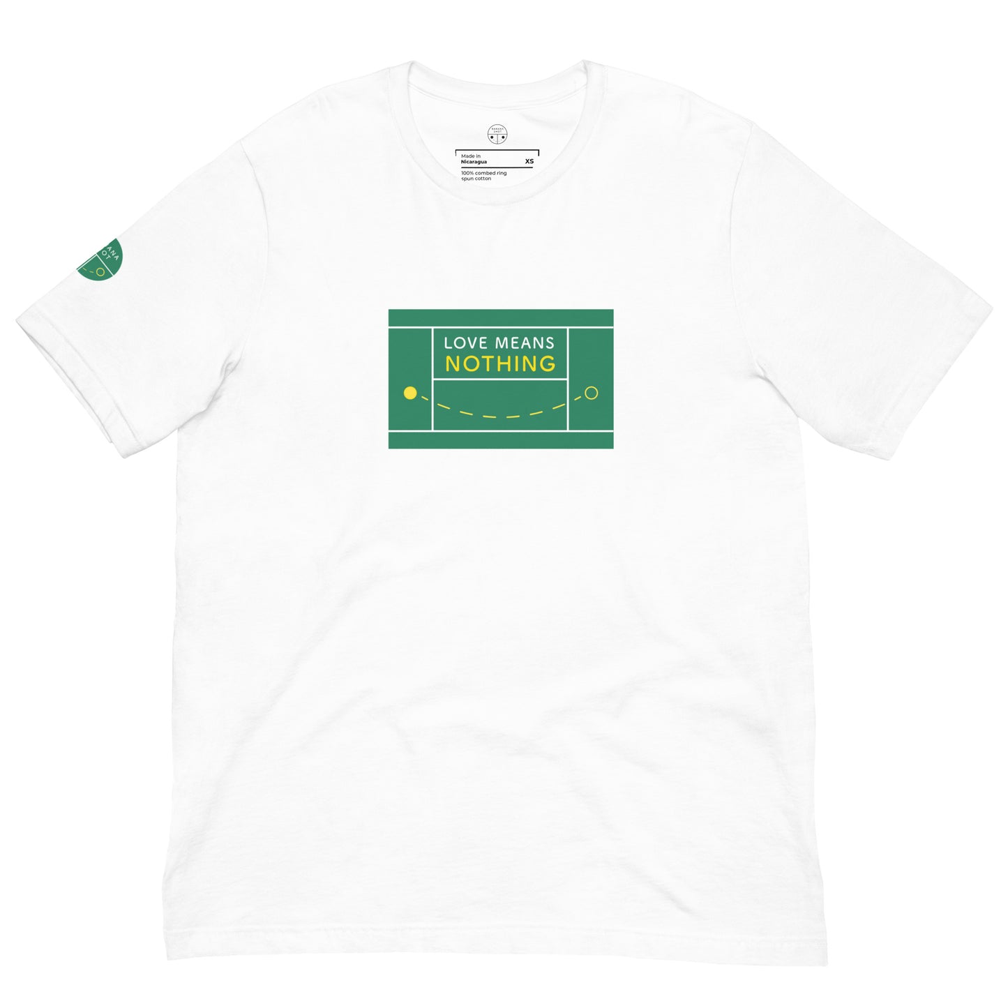 Unisex t-shirt - Love Means Nothing - UK