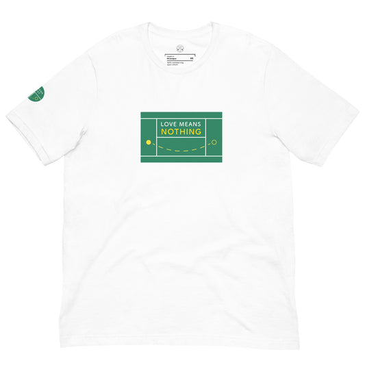 Unisex t-shirt - Love Means Nothing - UK