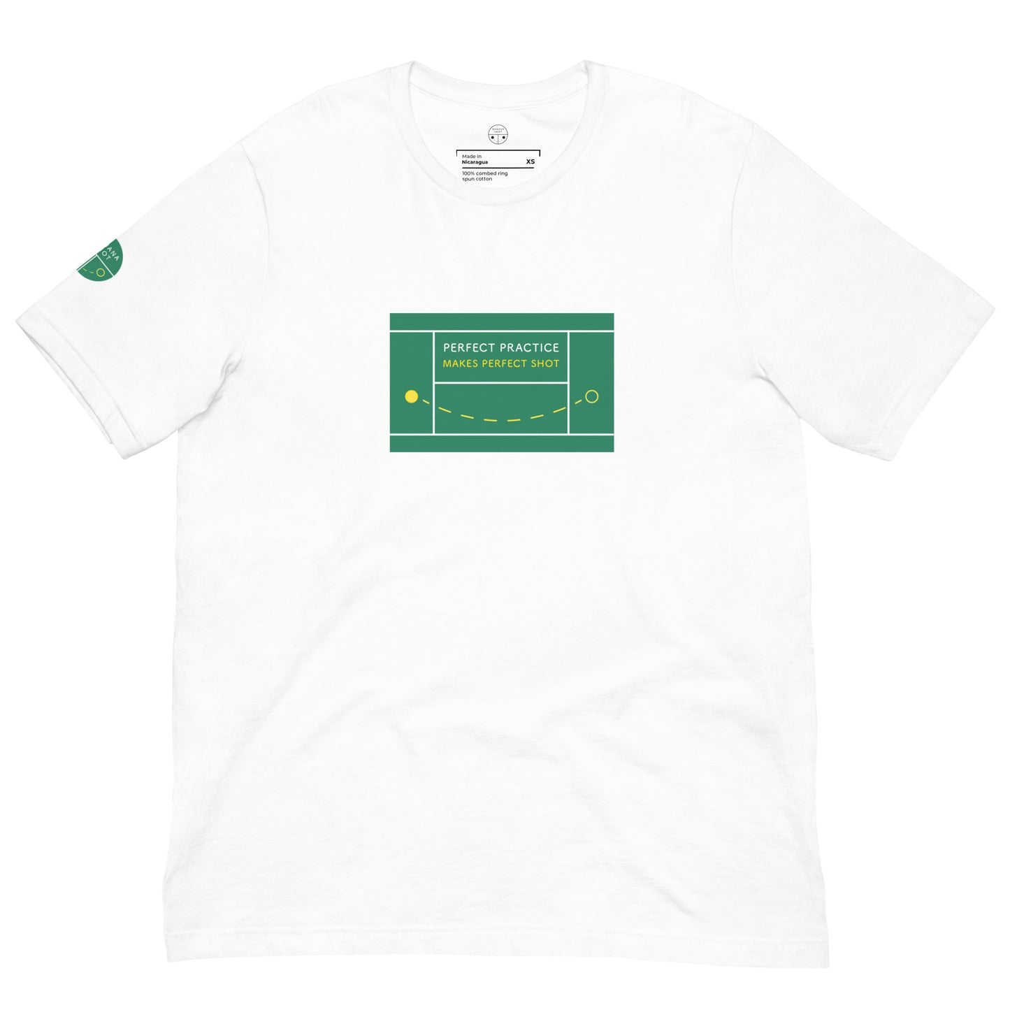 Unisex t-shirt - Perfect practice makes perfect shot - UK