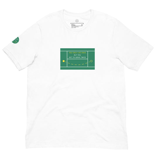 Unisex t-shirt - You only live once, but you get to serve twice - UK