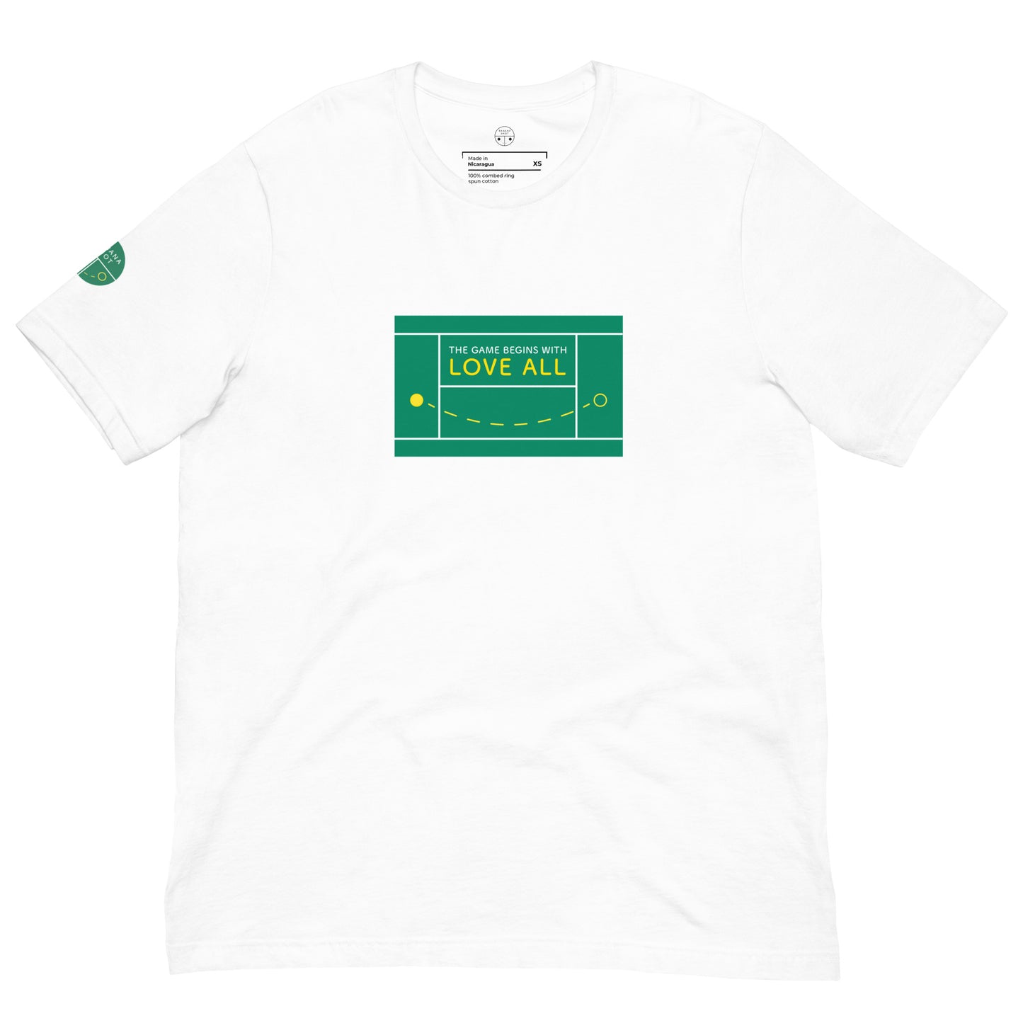 Unisex t-shirt - The Game Begins With Love All - UK