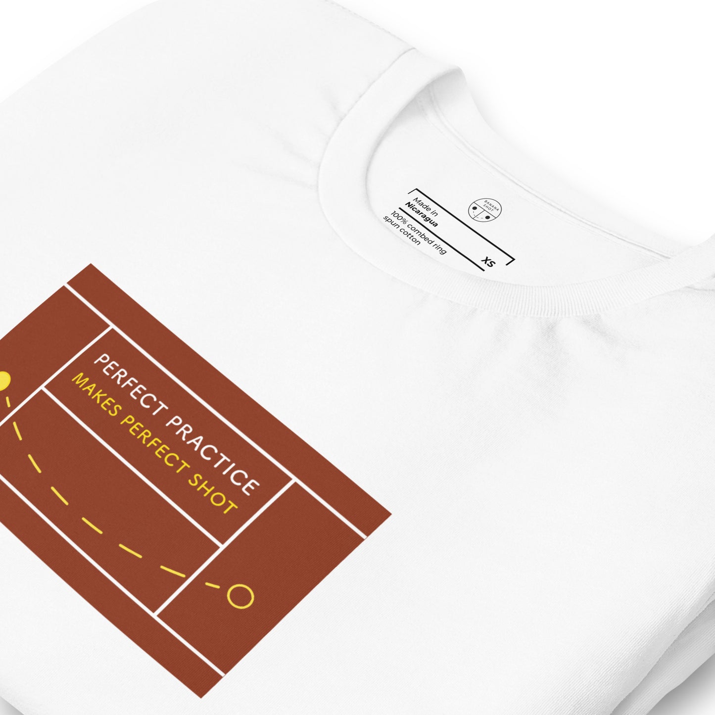 Unisex t-shirt - Perfect Practice Makes Perfect Shot