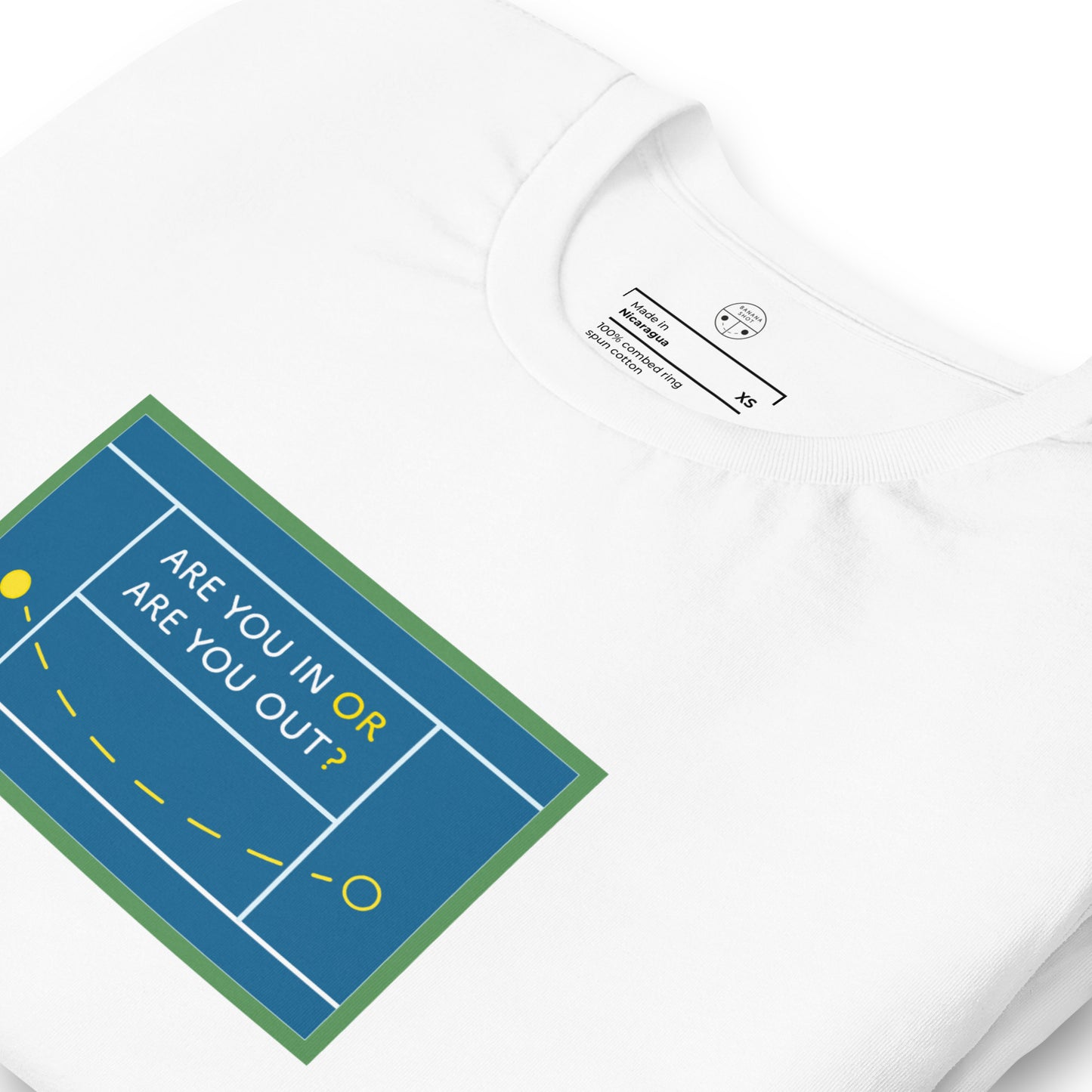 Unisex t-shirt - Are you in or are you out? - US