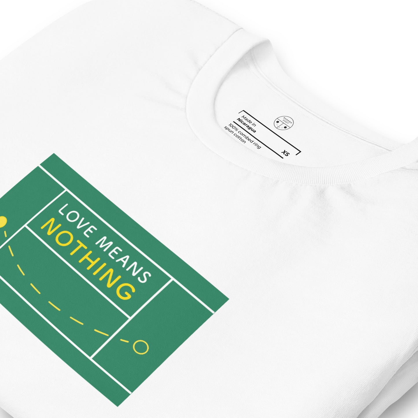 Unisex t-shirt - Love Means Nothing - UK