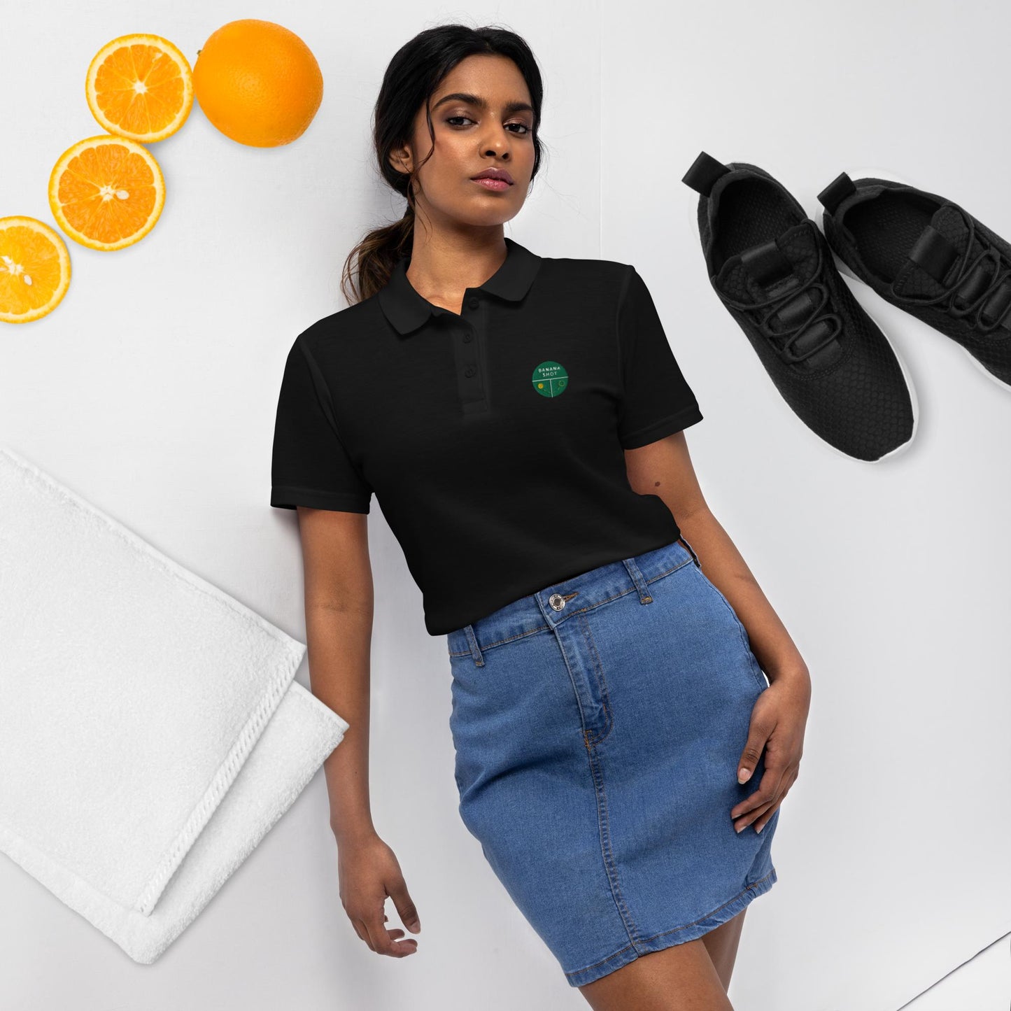 Women’s pique polo shirt