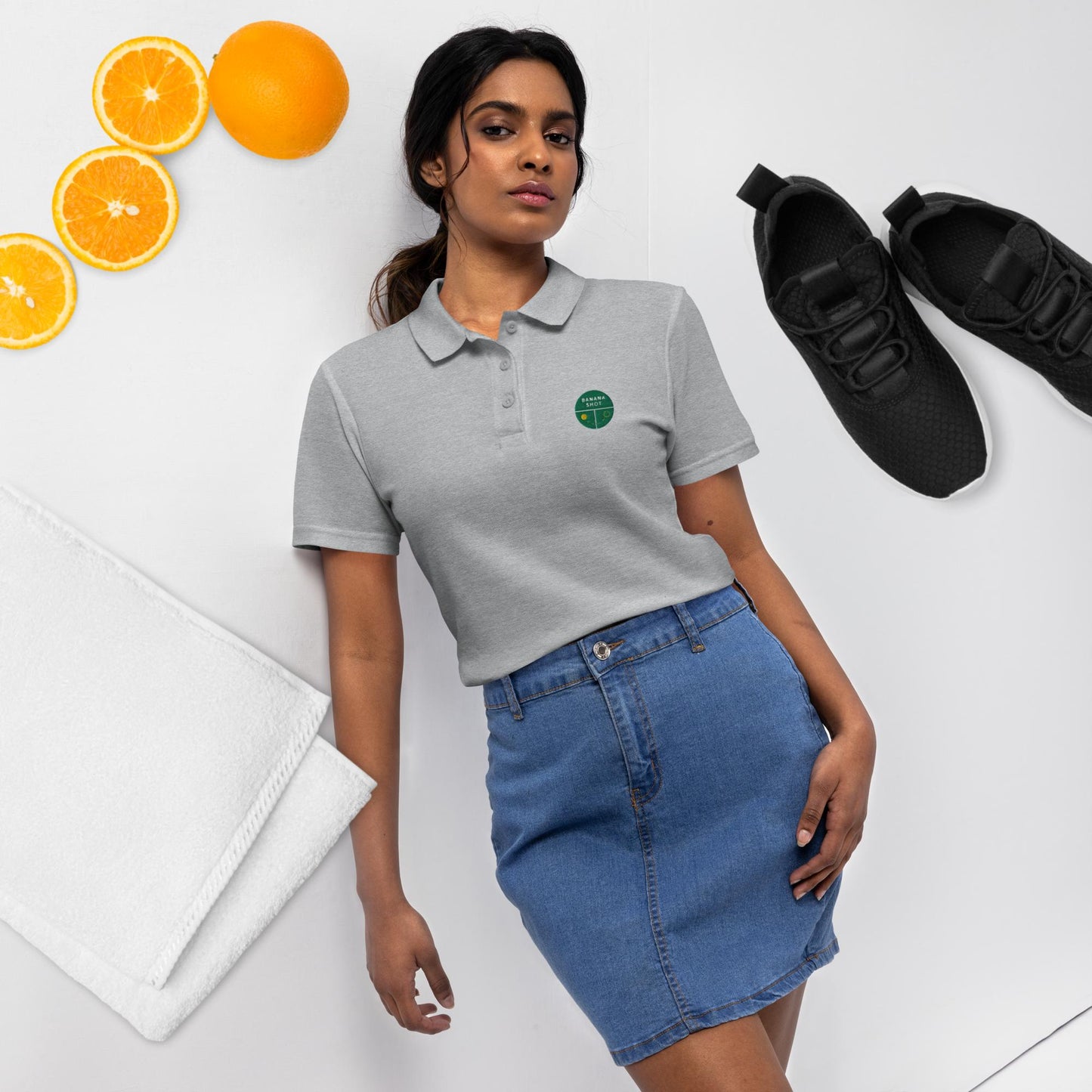 Women’s pique polo shirt